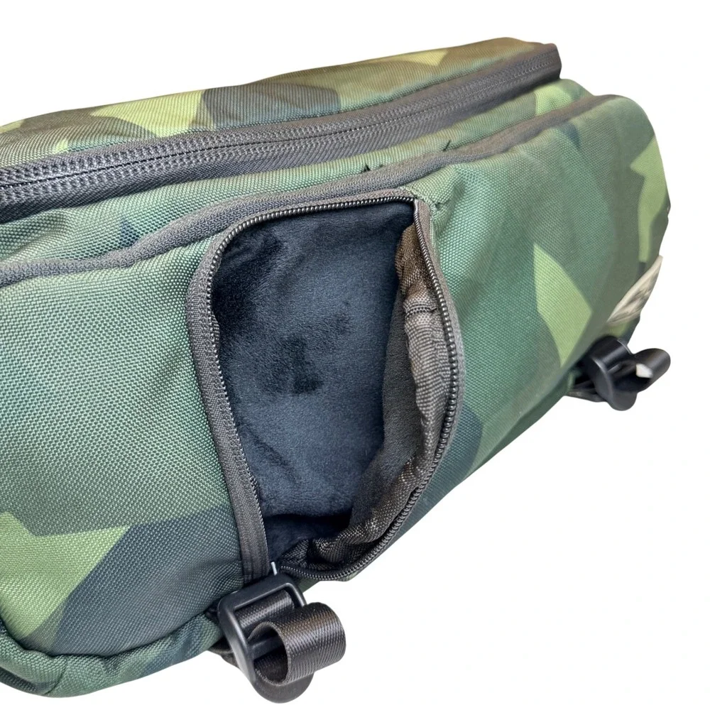 HEX Ranger DSLR Camera Hip Bag Green Camo Cordura Nylon Geometric Tactical